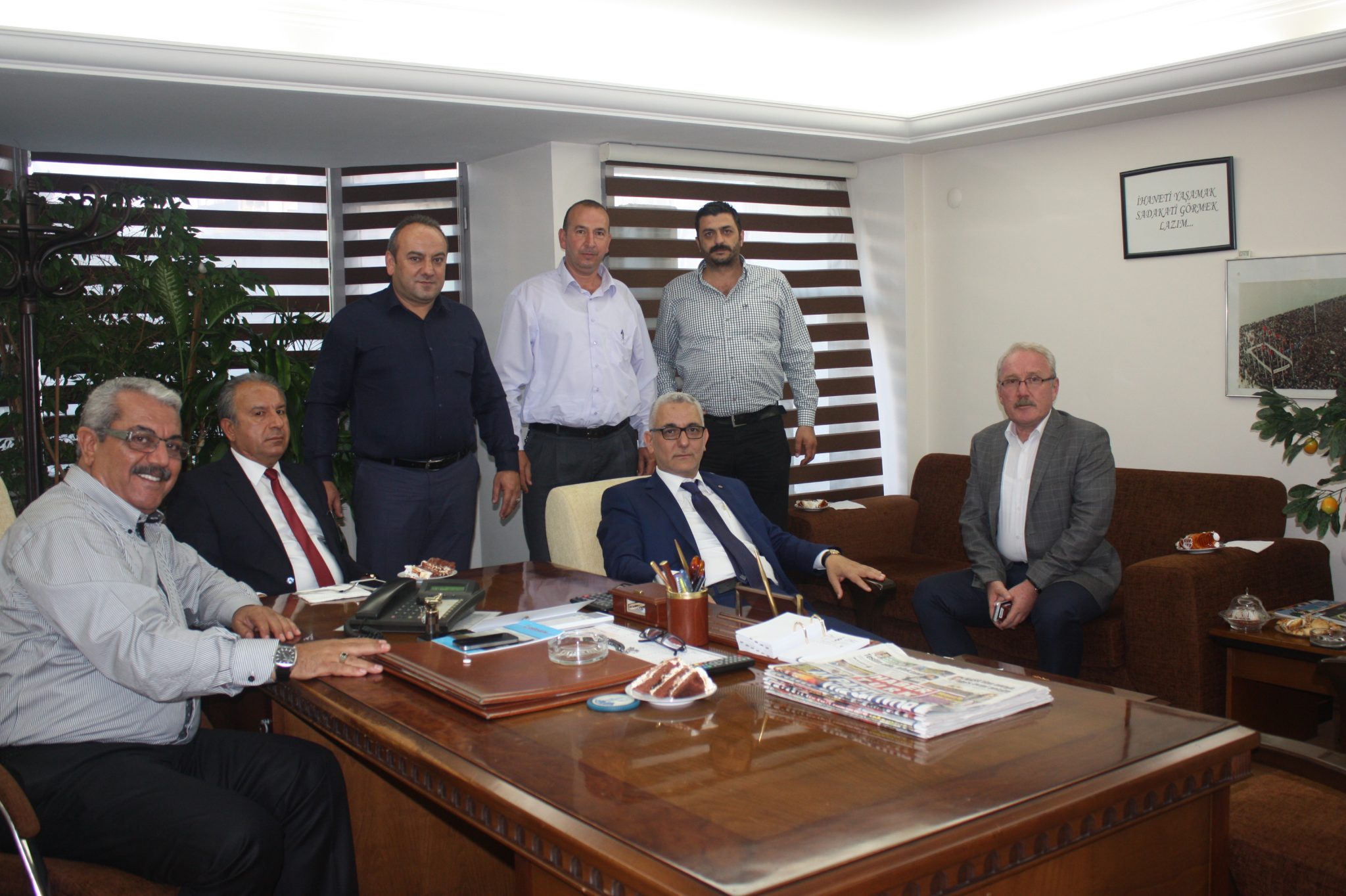 Genel Başkanımız, Genel Sekreterimiz ve Genel Yönetim Sekreterimizin İzmir Şubemizi Ziyaretleri