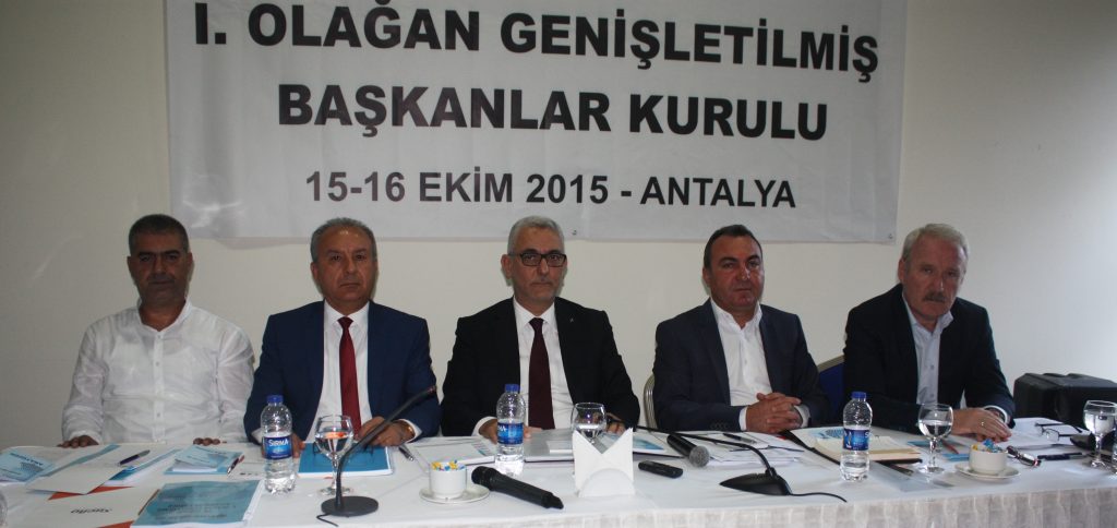 28.Dönem 1.Olağan Genişletilmiş Başkanlar Kurulu Toplandı