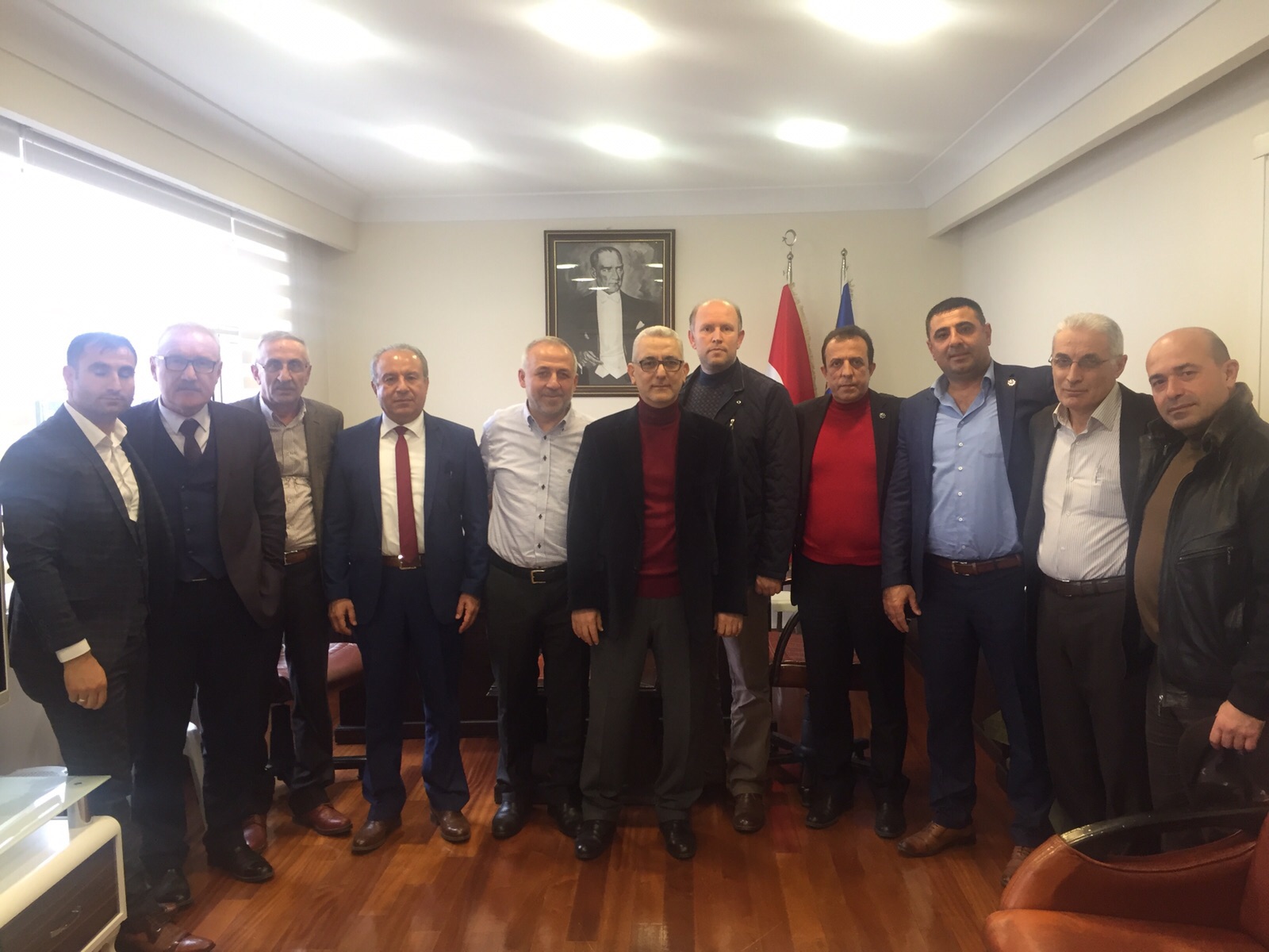 Türk-İş İstanbul 1.Bölge Temsilciliğine Seçilen Adnan Uyar’ı Tebrik Ziyareti