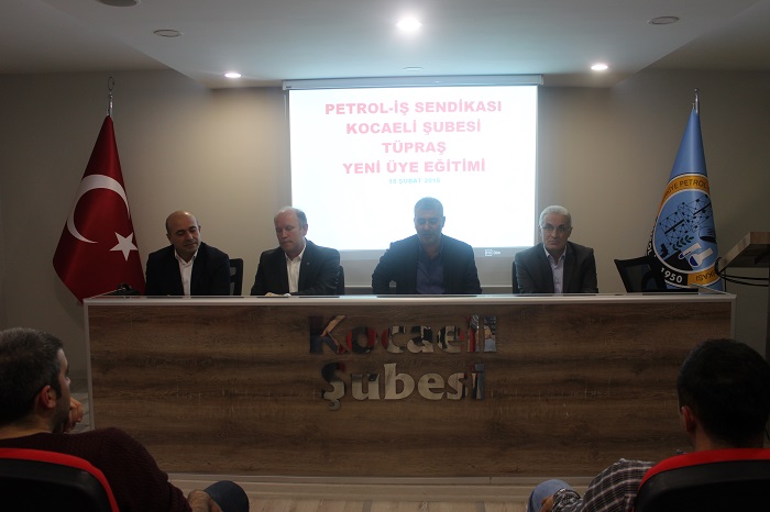 Petrol-iş Kocaeli Şubemizden Tüpraş ve Gübretaşlı Üyelere Eğitim