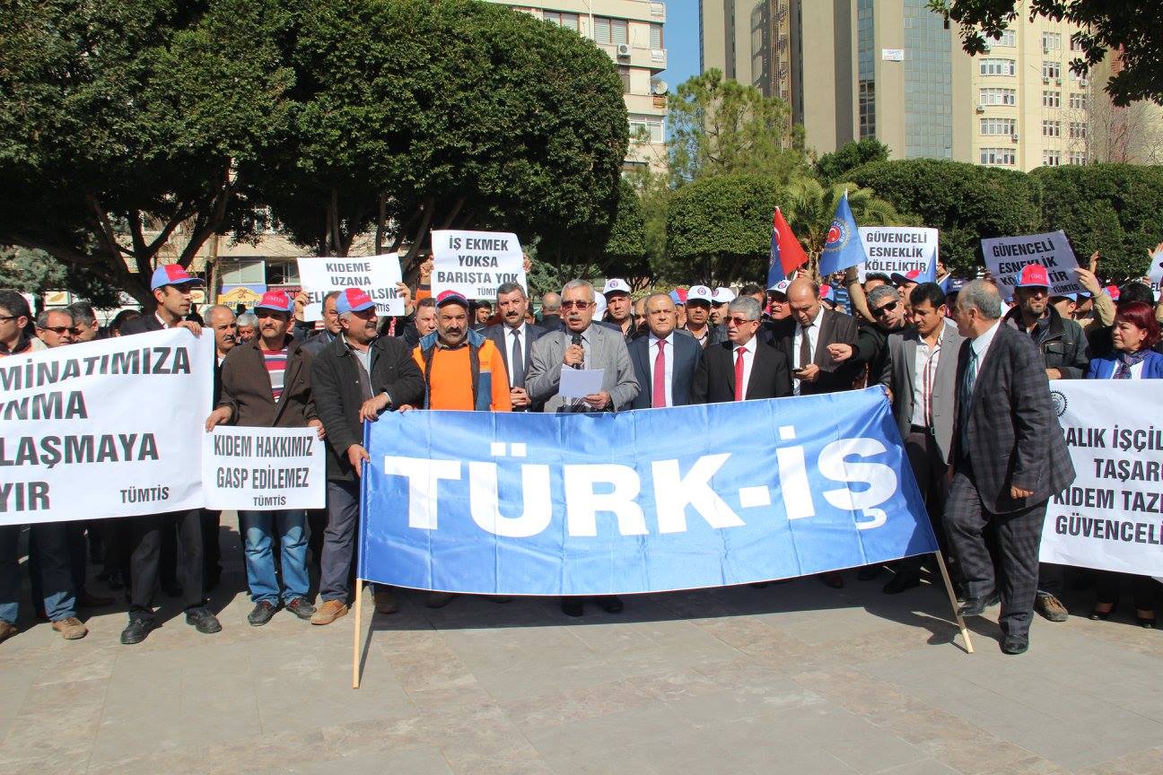 Adana’da Kiralık İşçilik Yasasını Protesto Eylemi