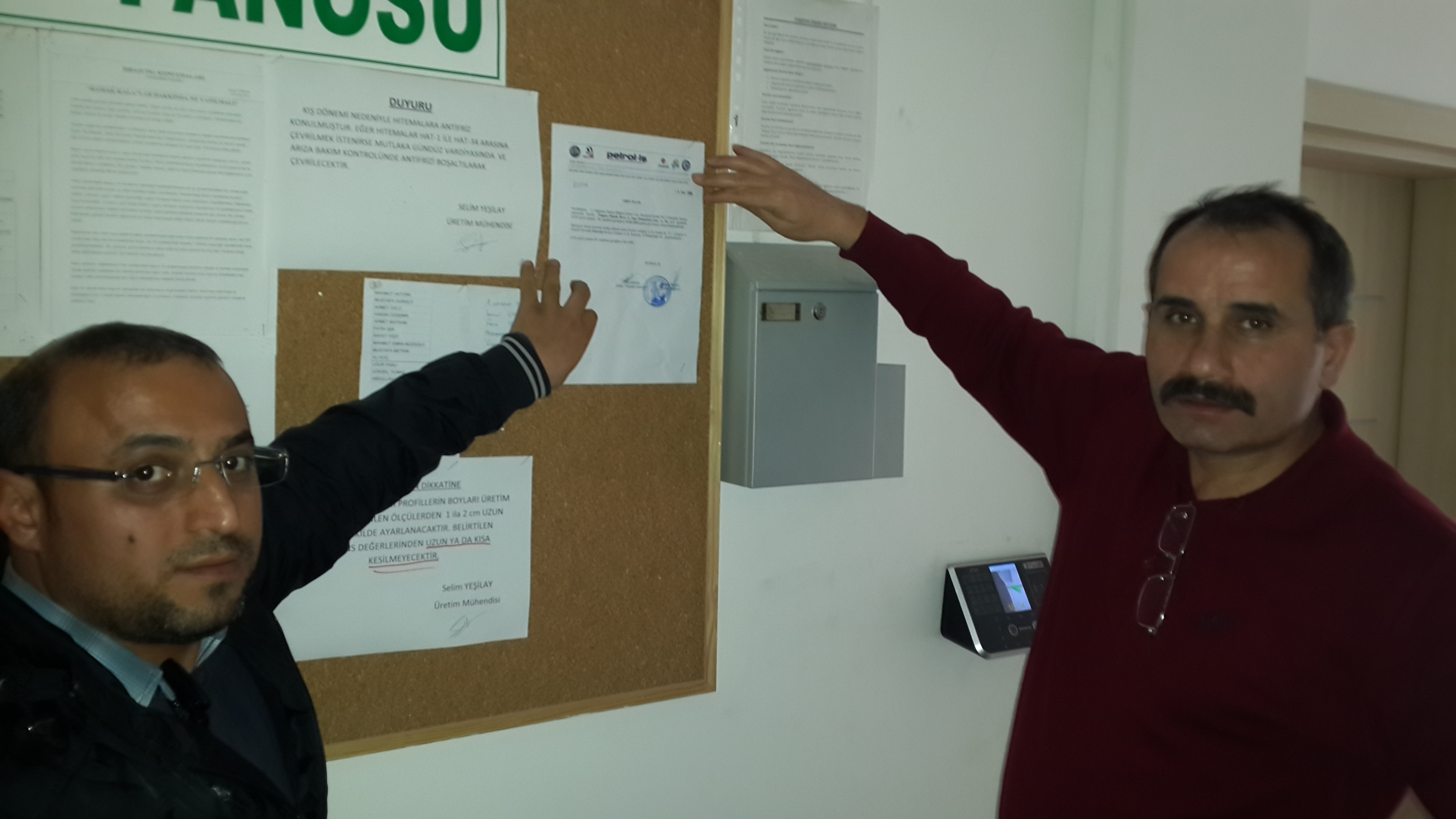 Pakpen’de Grev İlanı Asıldı
