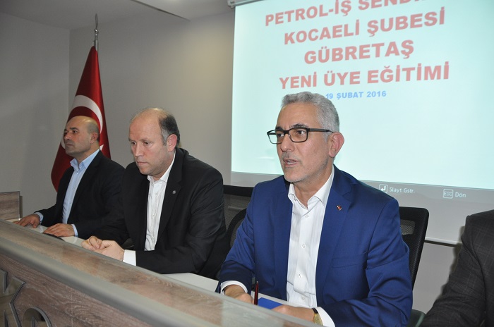Petrol-iş Kocaeli Şubemizden Tüpraş ve Gübretaşlı Üyelere Eğitim