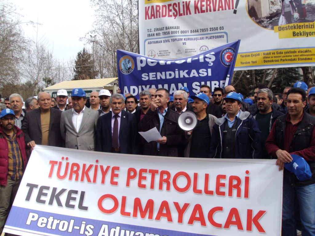 Adıyaman Şubemizden Kıdem Tazminatı Eylemine Destek