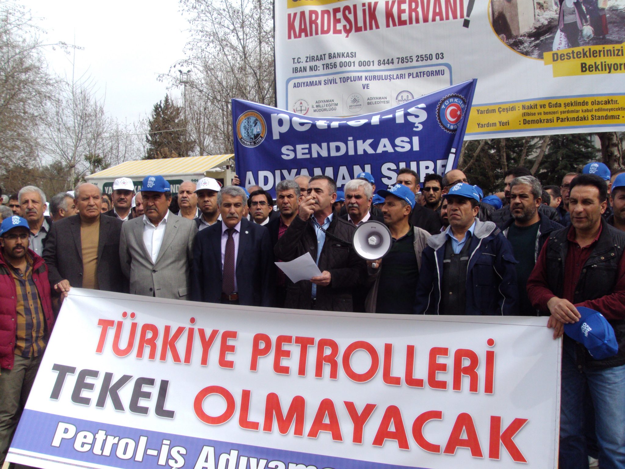 Adıyaman Şubemizden Kıdem Tazminatı Eylemine Destek