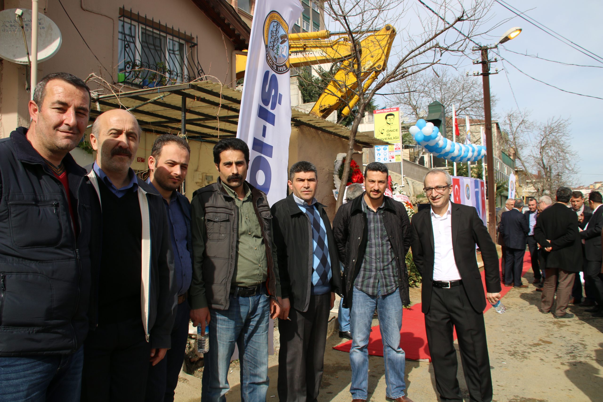 Üsküdar-Burhaniye'de Eğitim Tesisi ve Misafirhanesi Temel Atma Töreni ve Sendikamızın Yeni yapılan salonlarının açılışı