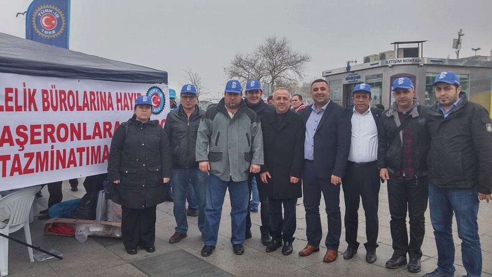 TÜRK-İŞ’in Başlattığı İmza Kampanyasına İstanbul 1 Nolu Şubemizden Destek