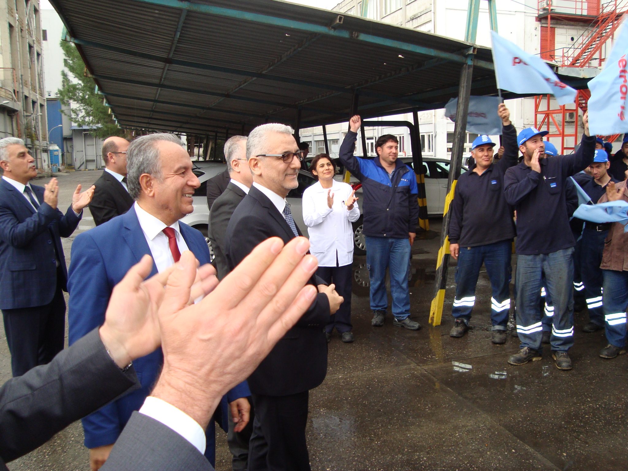 Genel Başkanımız Ali Ufuk Yaşar ve Genel Sekreterimiz Ahmet Kabaca'nın SASA ve İNDORAMA İşyerleri Ziyareti