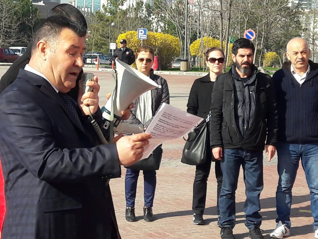 Ankara Şubemizde Terör Kınandı