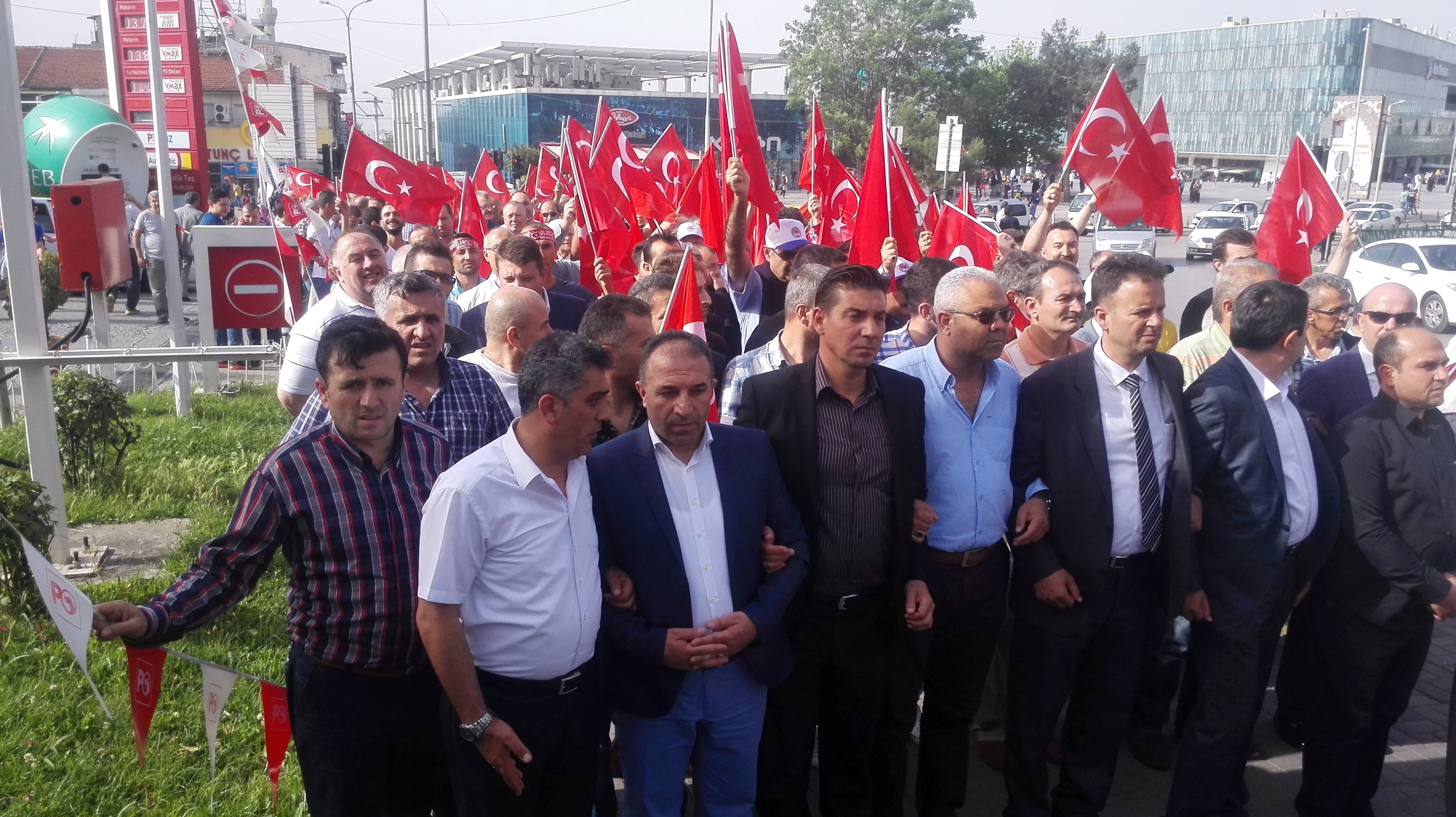 Bursa Şubemizden Teröre Tepki Yürüyüşü