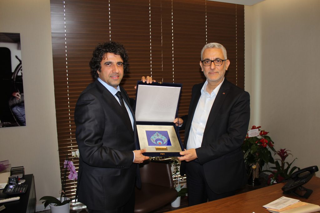 Genel Başkanımızdan Doç. Dr. Şahin'e Ziyaret