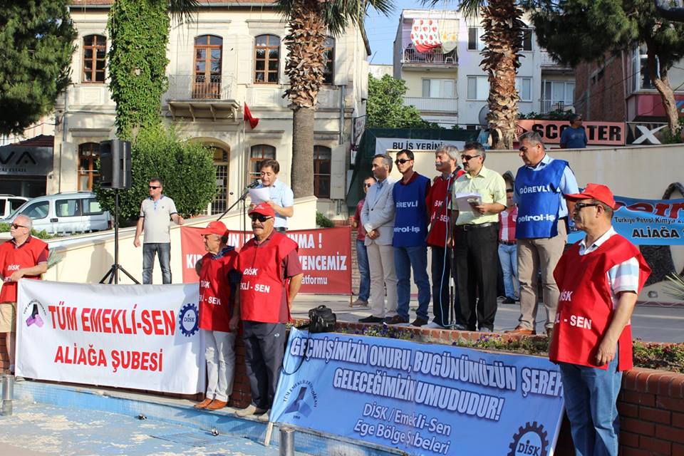 Aliağa Şubemizde Basın Açıklaması