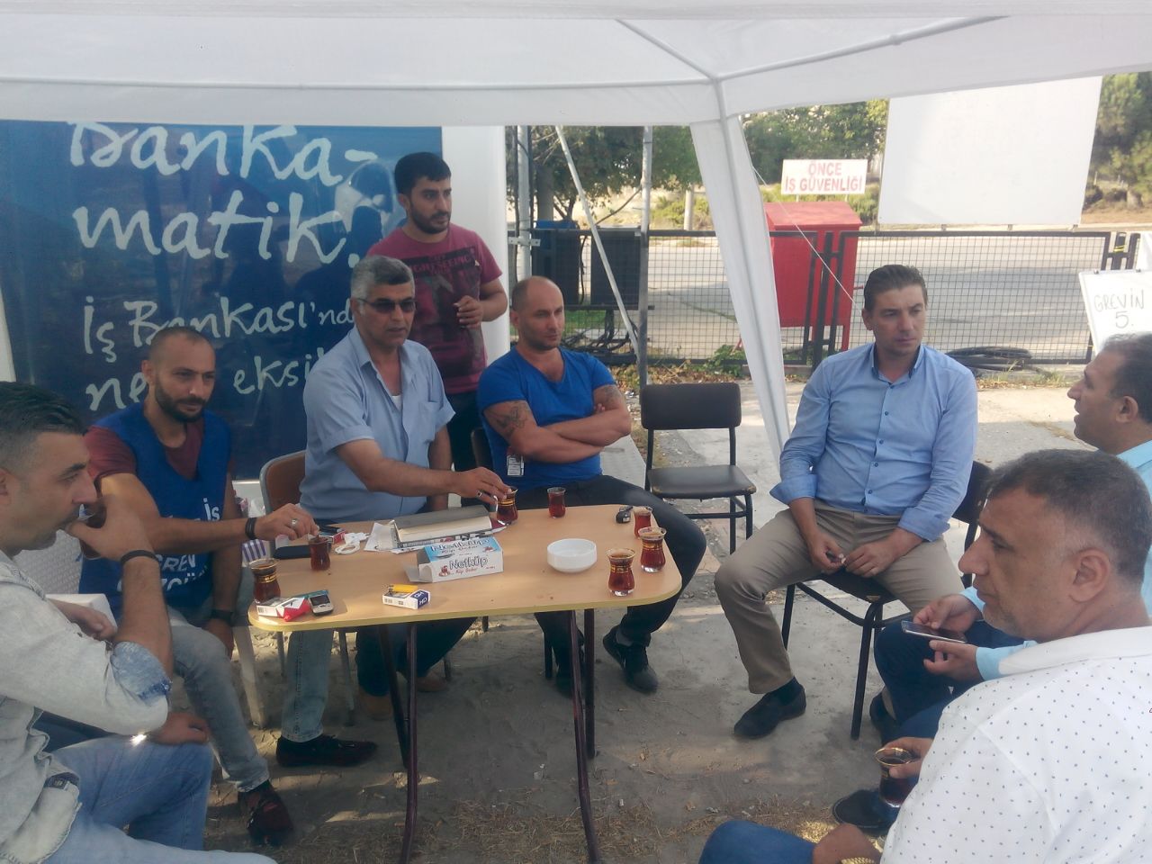 Tarım-İş’ten Gemlik Gübre Grevci İşçileriyle Dayanışma