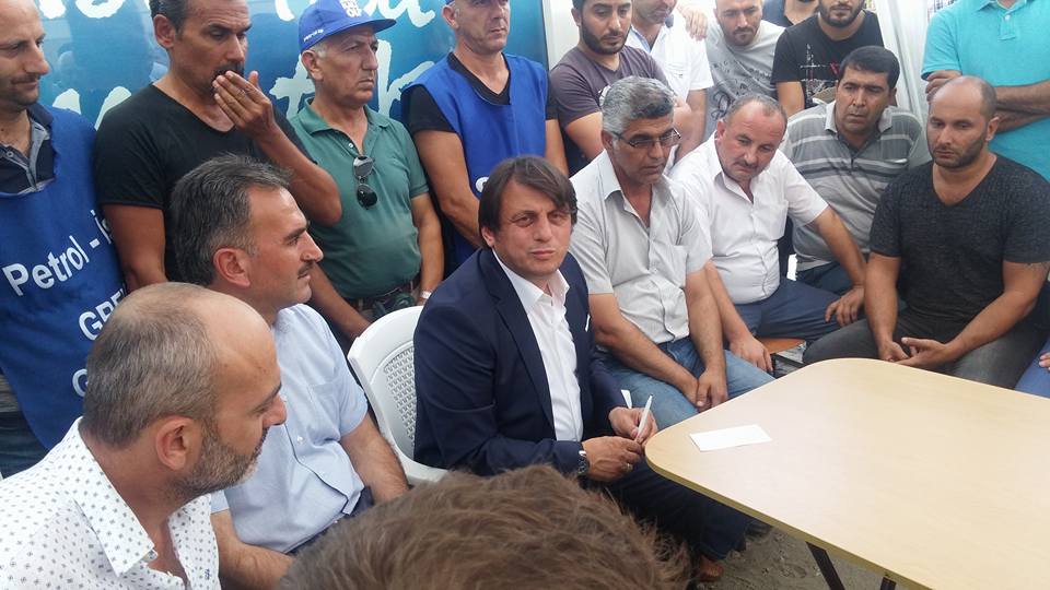 AK Parti'den Gemlik Gübre İşçilerine Destek