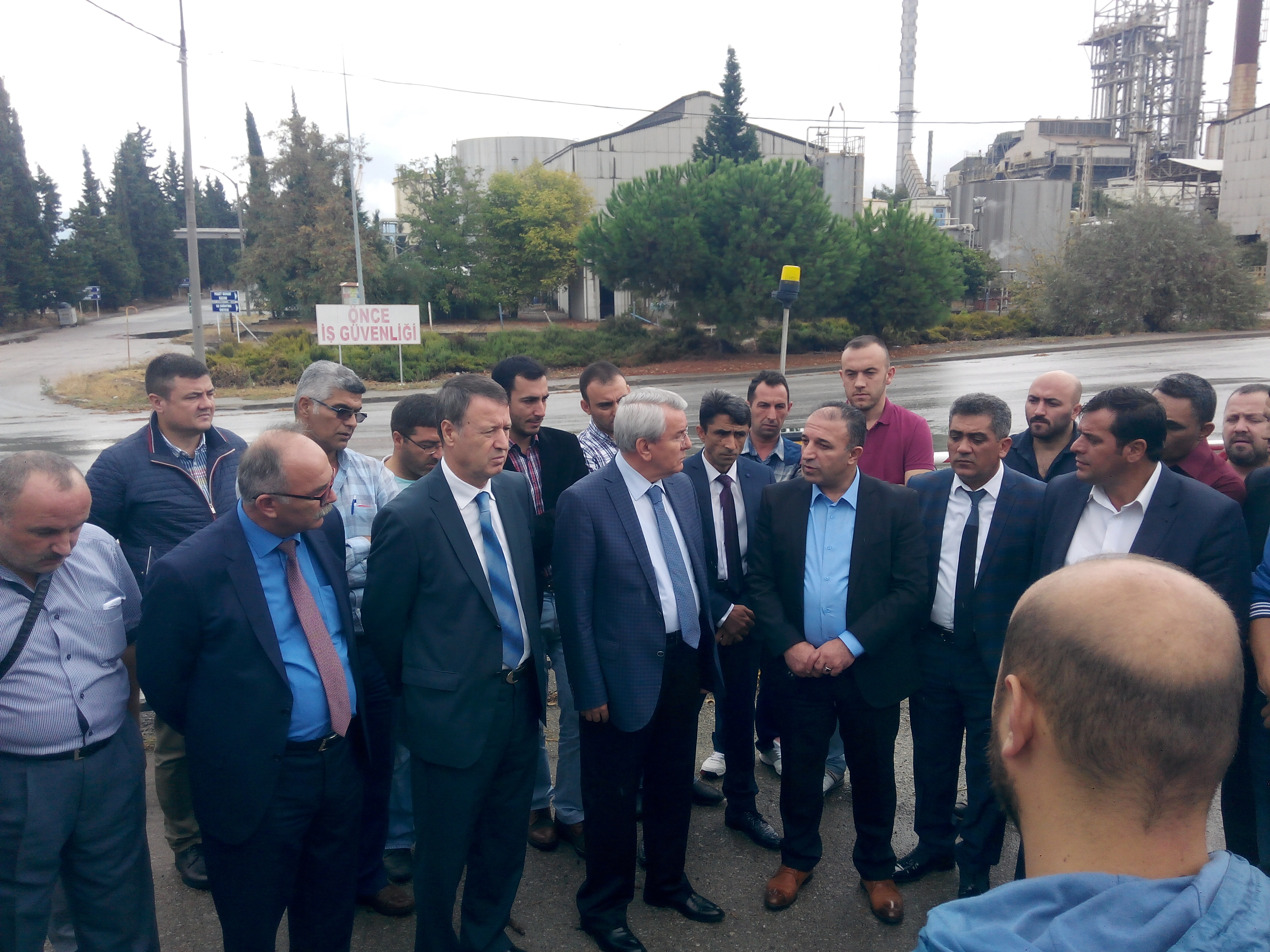 Türk-İş'ten Grevdeki Üyelerimize Ziyaret