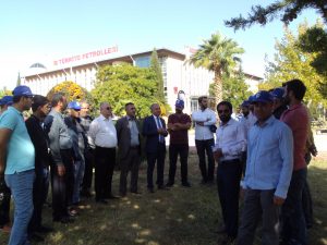 Adana Şubemizden Türkiye Petrolleri Eylemine Destek