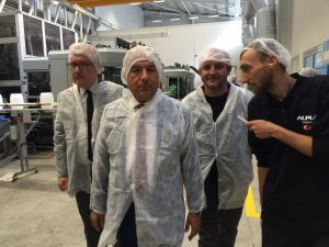 Genel Sekreterimiz ve Genel Yönetim Sekreterimizden Alpla İşyeri Ziyareti