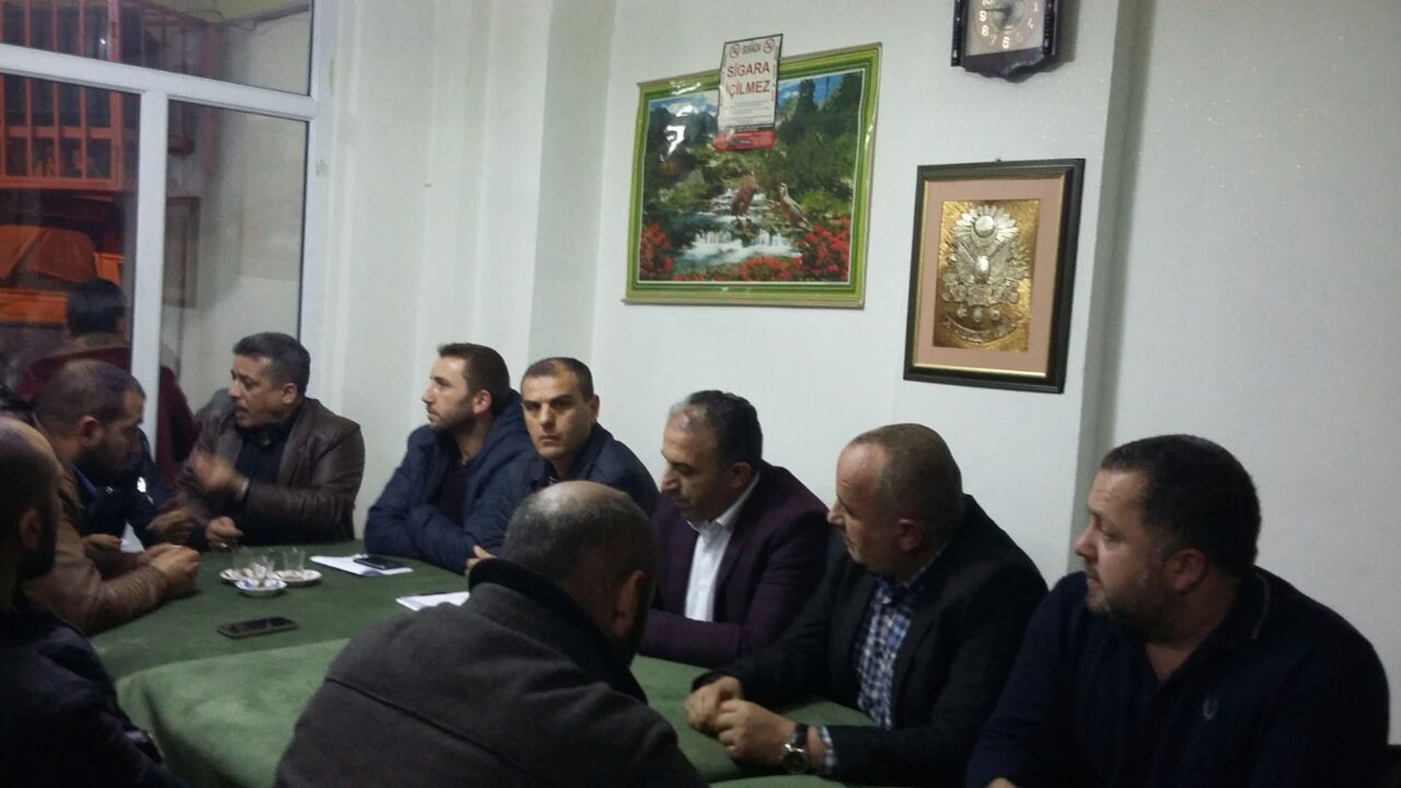 Gemlik Gübre Grevindeki Üyelerle Toplantı