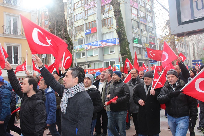 Kocaeli'nde Terör Saldırıları Protesto Edildi