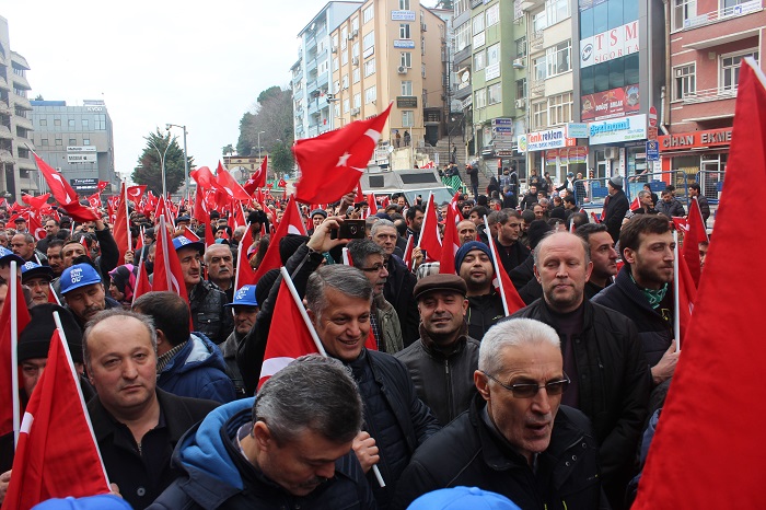 Kocaeli'nde Terör Saldırıları Protesto Edildi