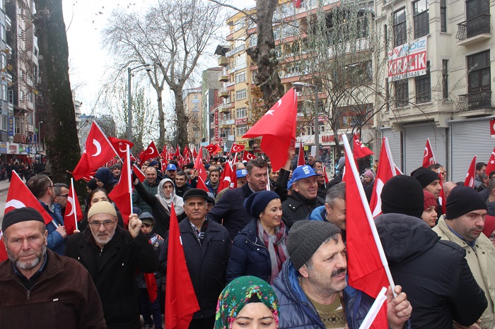 Kocaeli'nde Terör Saldırıları Protesto Edildi