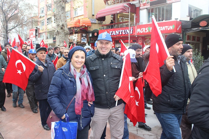 Kocaeli'nde Terör Saldırıları Protesto Edildi