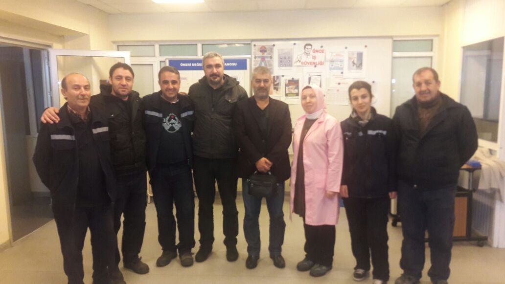 Genel Örgütlenme ve Eğitim Sekreterimizden Betasan İşyeri Ziyareti