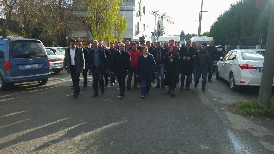 Mefar İşyerinde Basın Açıklaması