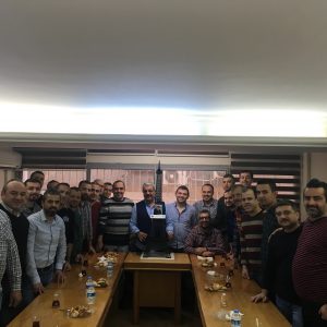 Tetra Pak Üyelerimizden İzmir Şube Başkanımıza Hediye