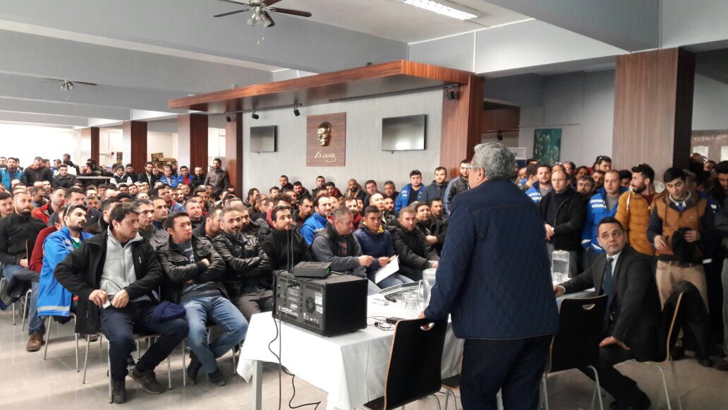 TPI Kompozit Kanat A.Ş.' de 1200 Üyemize 100 Bin Tl'lik Sağlık Sigortası Yaptırıldı