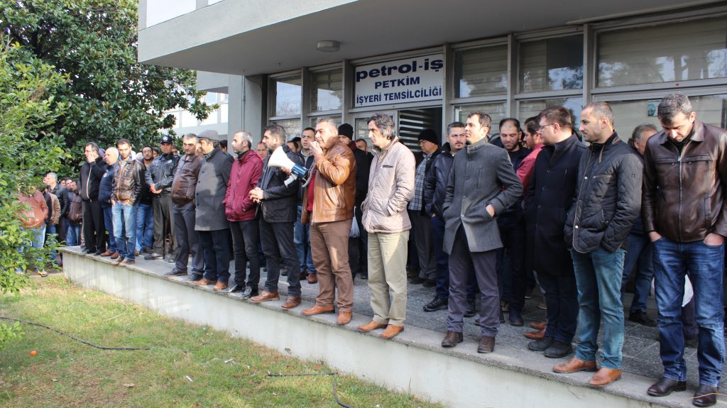 Petkim İşyerinde Açıklama
