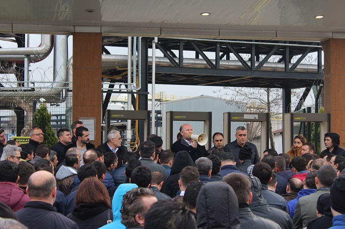 Tüpraş İşyerinde Açıklama