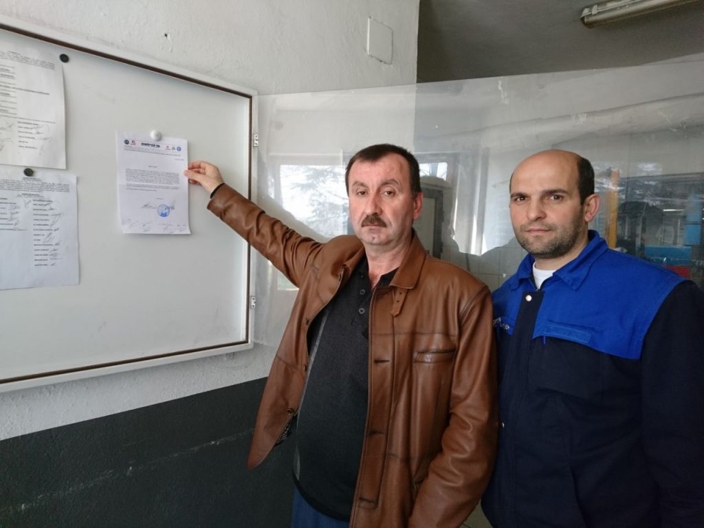 Standard Profil’de Grev İlanı Asıldı