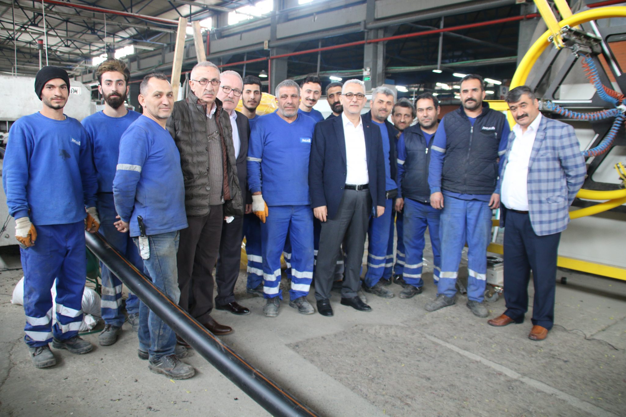 Yaşar, Akbulut ve Kahyaoğlu’ndan Arılı Plastik İşyeri Ziyareti