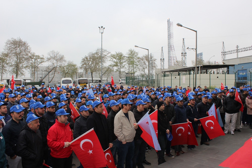 İzmit Tüpraş’ta İşçi Kararlı