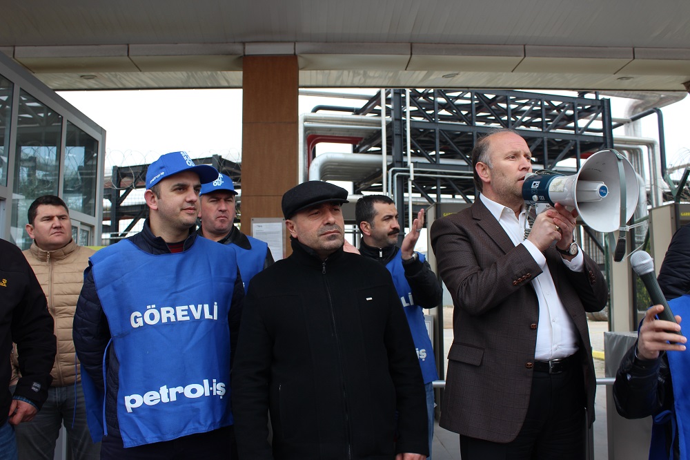 İzmit Tüpraş’ta İşçi Kararlı