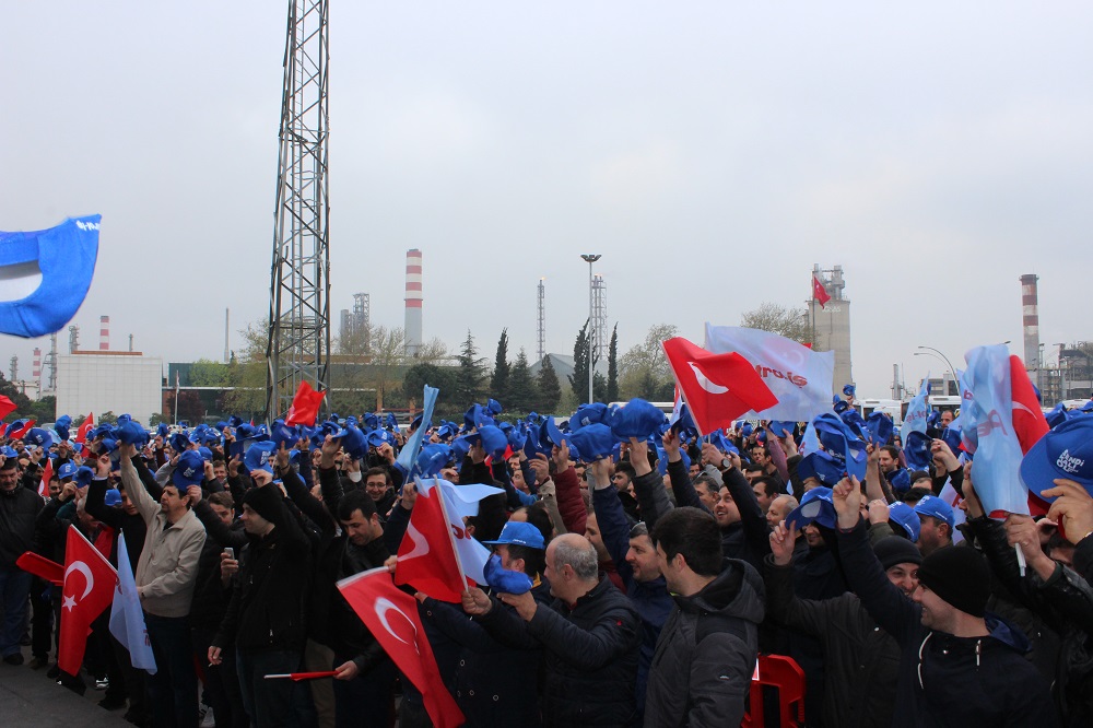 İzmit Tüpraş’ta İşçi Kararlı