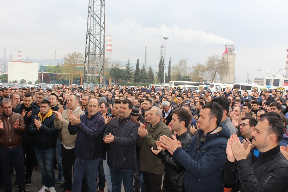 Tüpraş Kocaeli İşçisinden Yarım Günlük Protesto