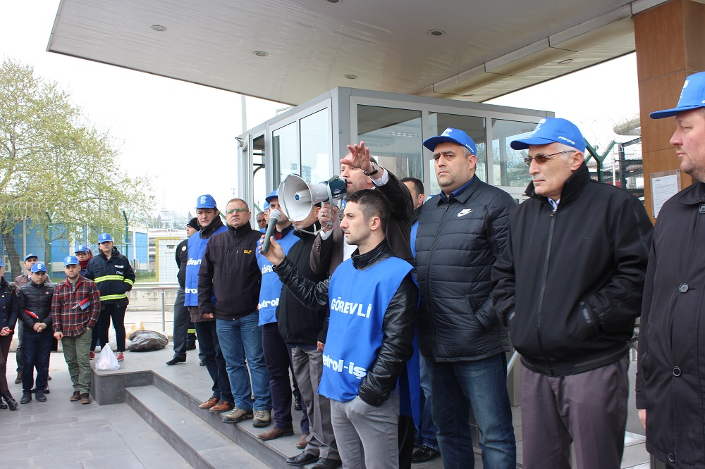 İzmit Tüpraş’ta İşçi Kararlı