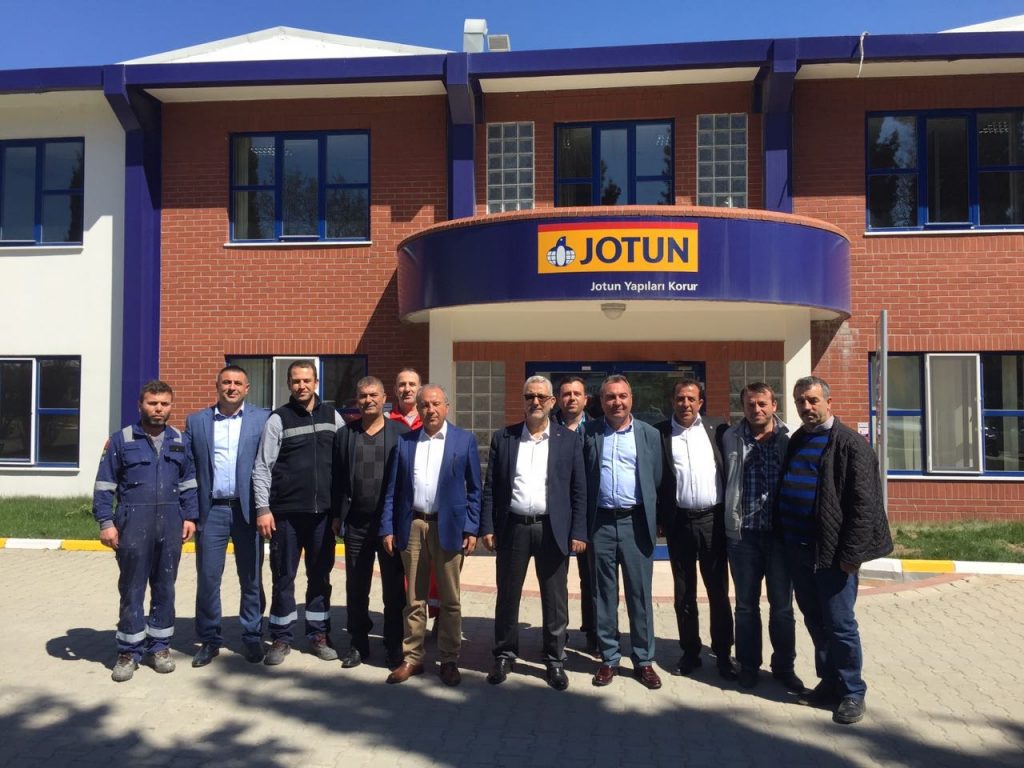 Merkez Yöneticilerimizden Jotun Boya İşyerine Ziyaret
