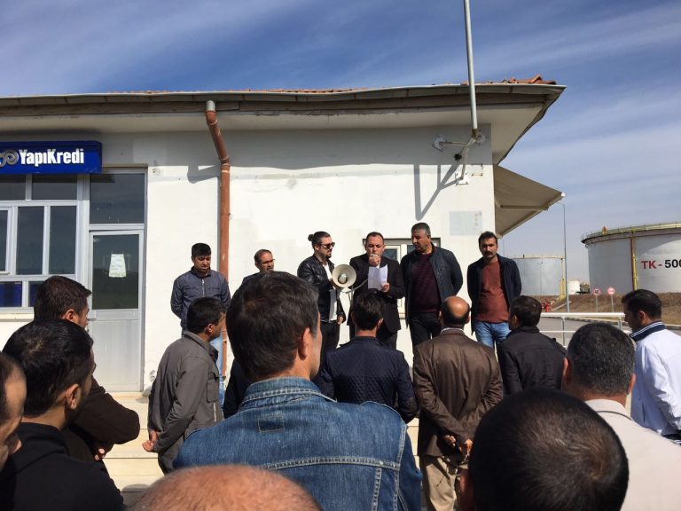 Tüpraş'ta İş Bırakma Eylemi