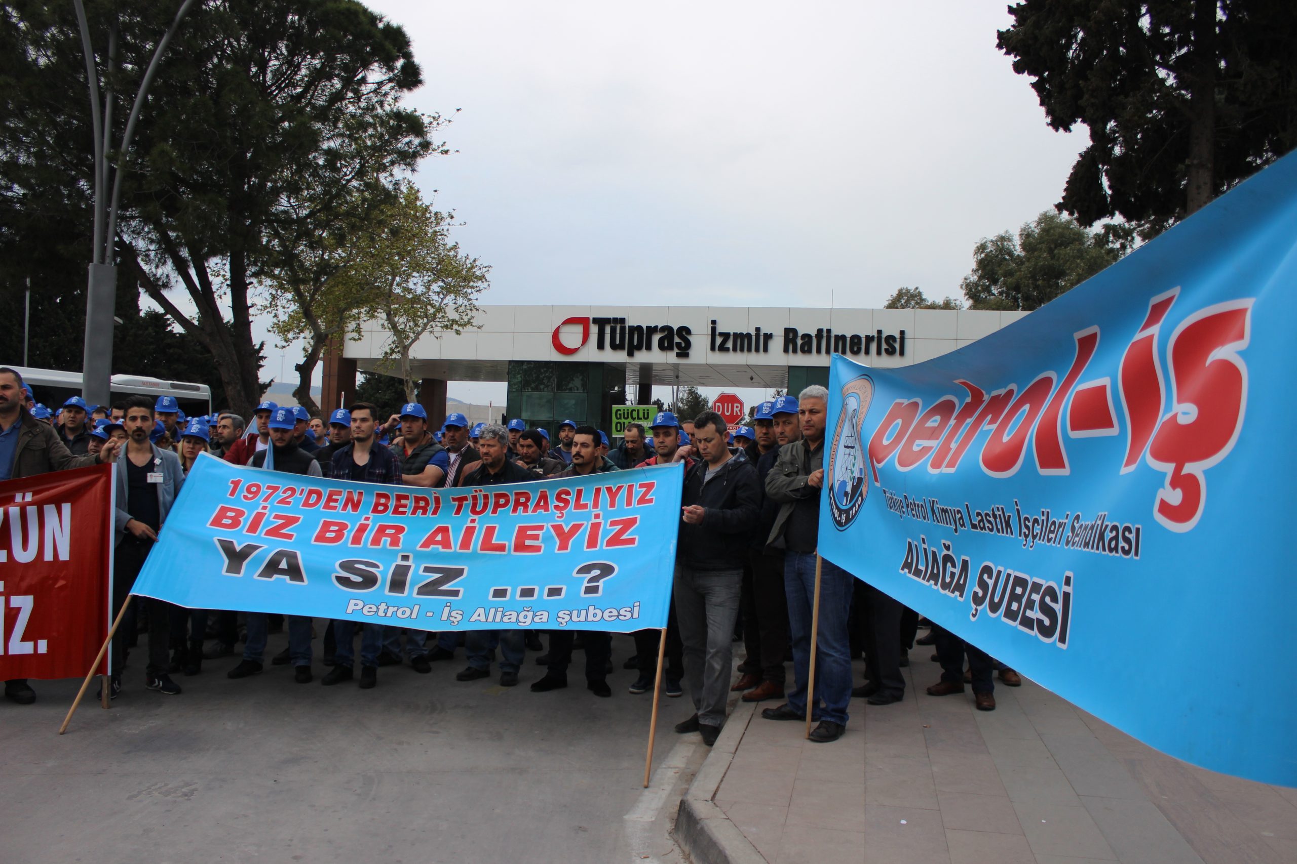 Tüpraş'ta İş Bırakma Eylemi