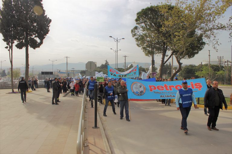 Tüpraş'ta İş Bırakma Eylemi