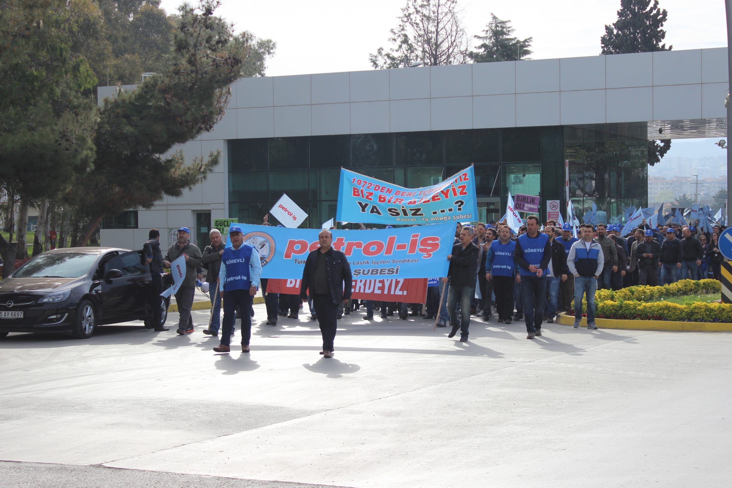 Tüpraş'ta İş Bırakma Eylemi