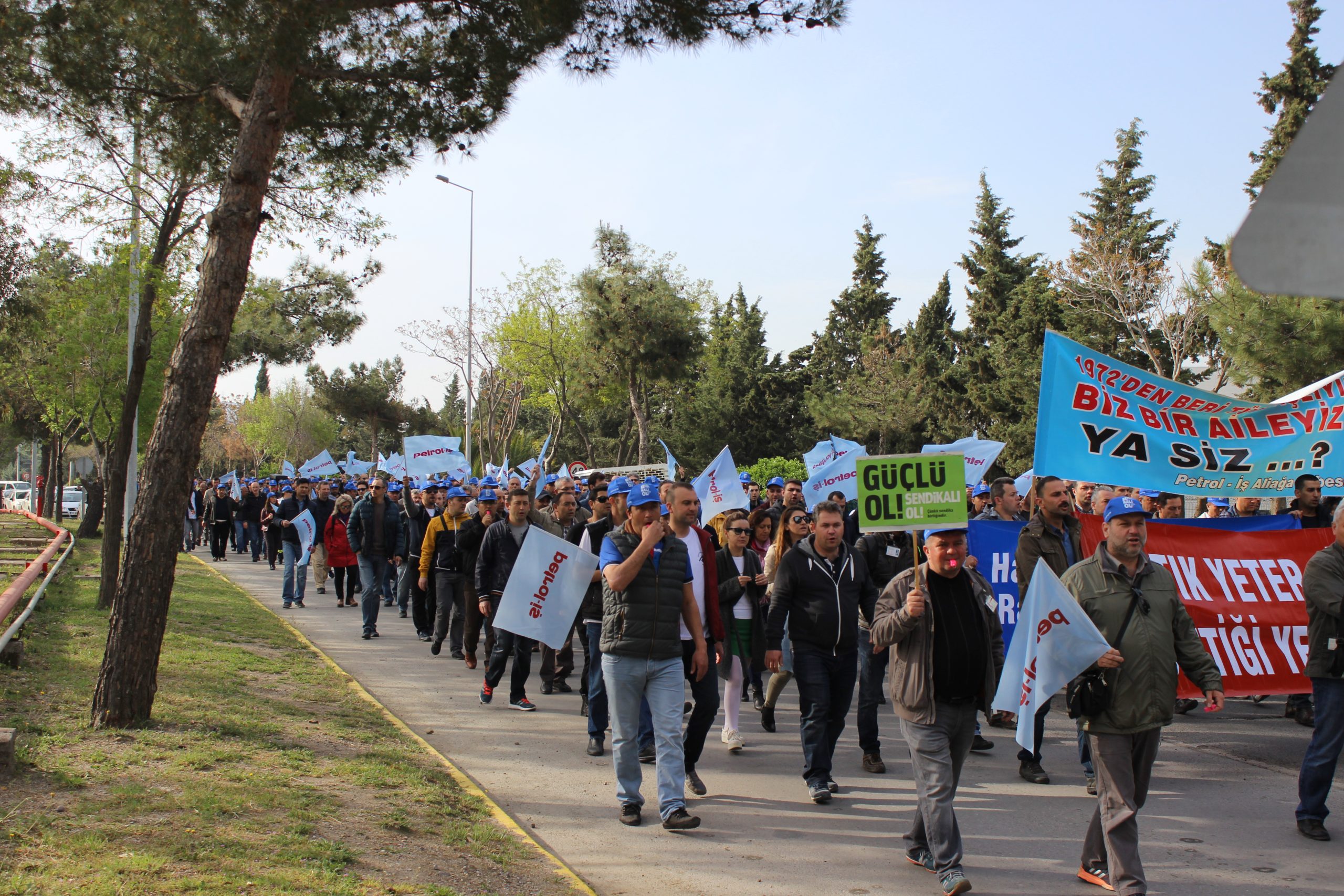 Tüpraş'ta İş Bırakma Eylemi
