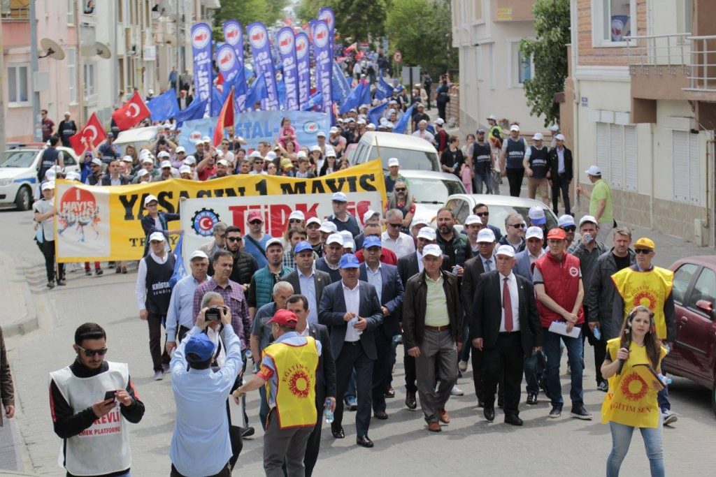 1 Mayıs Lüleburgaz'da Kutlandı
