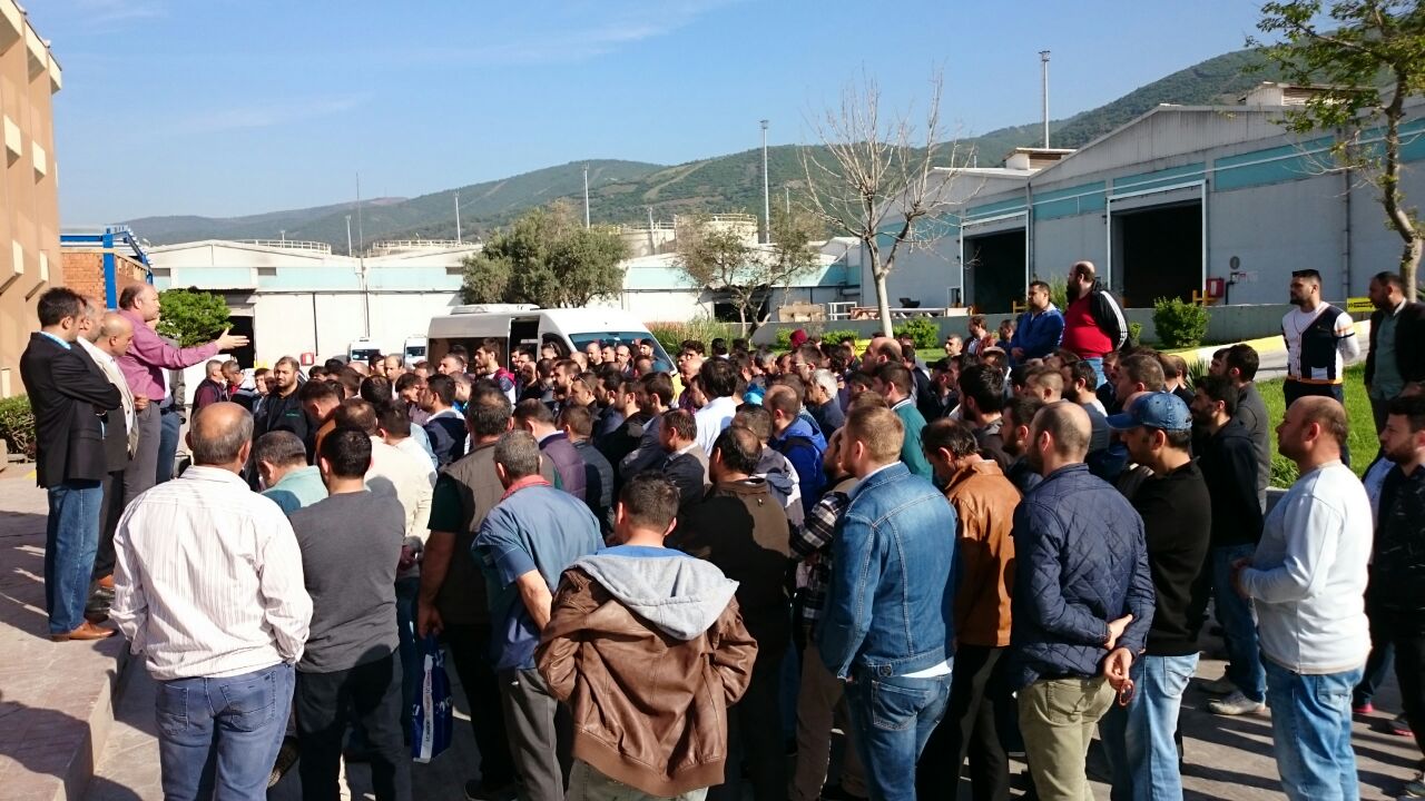 Gübretaş'ta Grev İlanı Asıldı