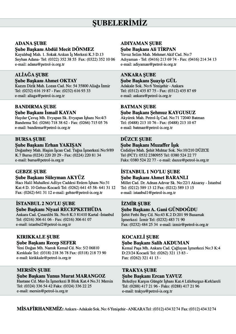 Petrol-İş Dergi | Nisan 2017