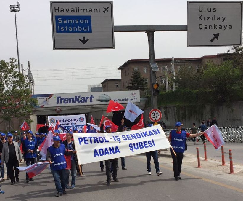 Adana Şubemiz 1 Mayıs'ı Tandoğan'da Kutladı