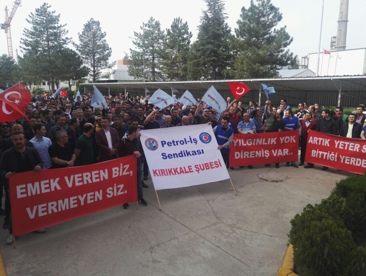 Kırıkkale Tüpraş’ta 8 Saatlik İş Bırakma Eylemi